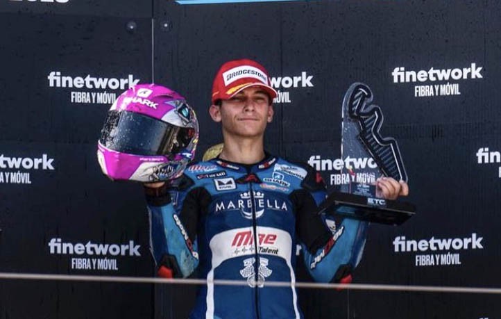 El marbellí Jesús Ríos sube por primera vez al podio en la European Talent Cup