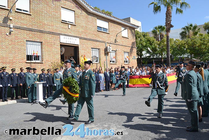 La Guardia Civil de Marbella celebra a su patrona con un concurrido acto
