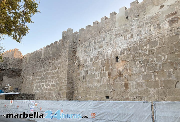 La restauración del Castillo de Marbella concluirá a finales de año