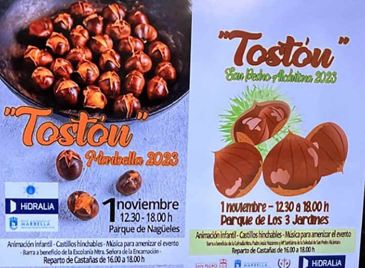 Marbella y San Pedro celebrarán el Tostón con 500 kilos de castañas