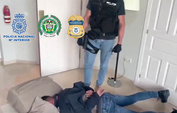 Cae en Marbella una banda que traía cocaína a España desde Colombia