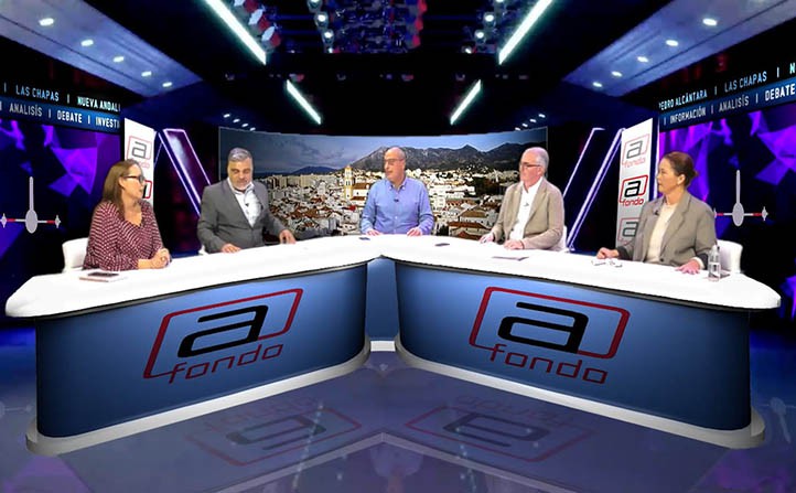 Nueva entrega de "A Fondo", la tertulia de TV sobre la actualidad de Marbella
