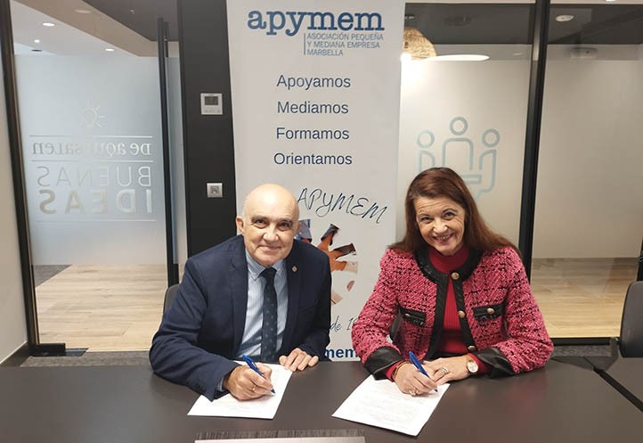 Apymem y Bancosol firman un acuerdo de colaboración en Marbella