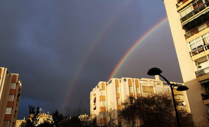 Seis días de lluvia en Marbella que apenas se notan en el pantano