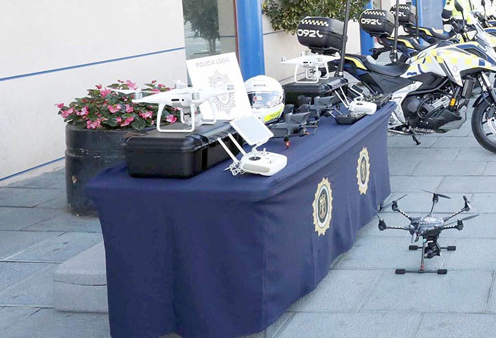 La Policía Local de Marbella incorpora dos drones y ya cuenta con cinco