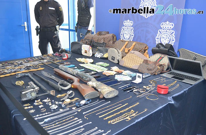 Cae en Marbella una sofisticada banda de asaltantes de viviendas