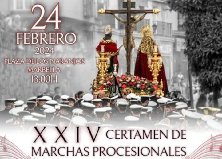 Marbella acoge el XXIV Certamen de Marchas Procesionales este sábado