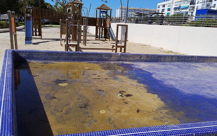 El PSOE reclama que se arreglen las fuentes del bulevar de San Pedro