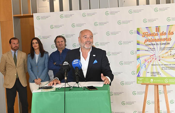Anuncian la segunda Fiesta de la Primavera contra el cáncer en Marbella