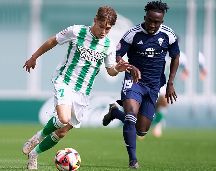 El Marbella FC es totalmente superado por el rodillo del Betis Deportivo (5-1)