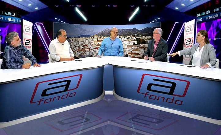 La tertulia de televisión A Fondo aborda el proyecto del estadio para Marbella 