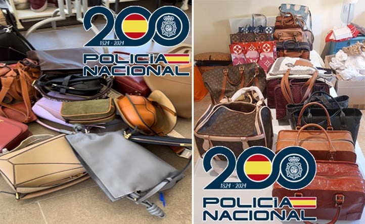 Dos detenidos por vender en una tienda de Marbella de marroquinería falsa