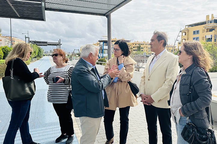 El PSOE denuncia el abandono del bulevar de San Pedro y exige medidas