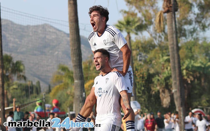 Puñal da ventaja al Marbella en la final por el ascenso ante el Logroñés (1-0)