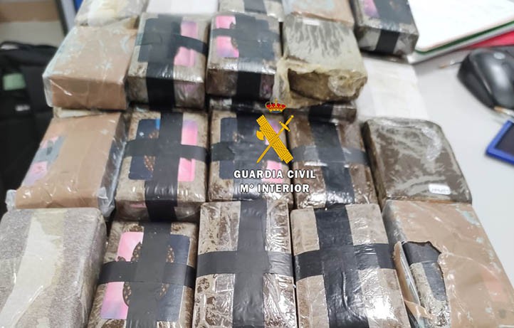 Detienen en Marbella a un hombre con 11 kilos de hachís en su vehículo