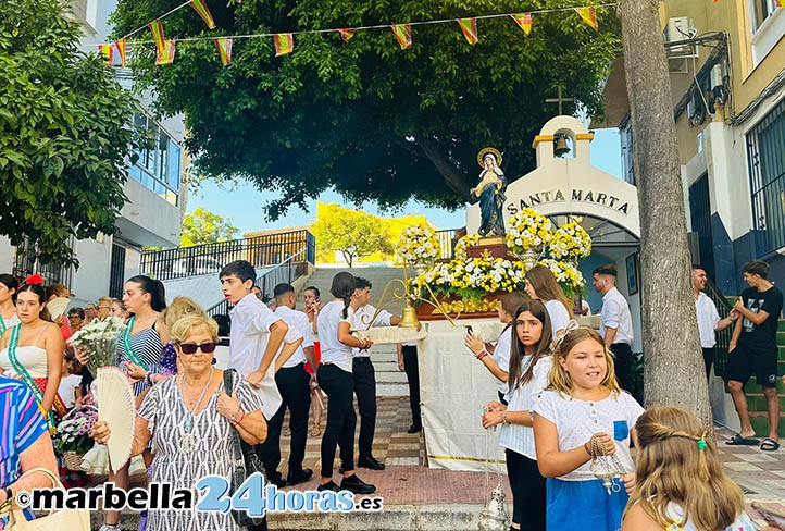 Concluye la tradicional verbena del barrio de Santa Marta de Marbella