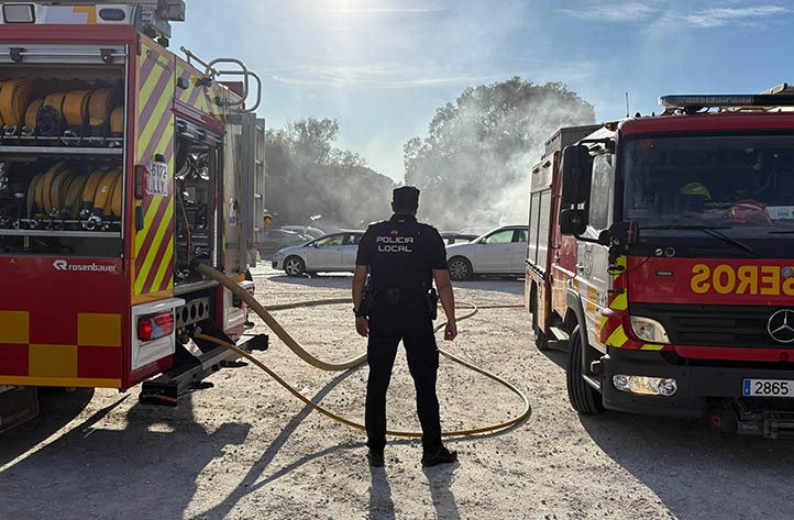 Un detenido en Marbella por incendiar ocho vehículos al consumir droga