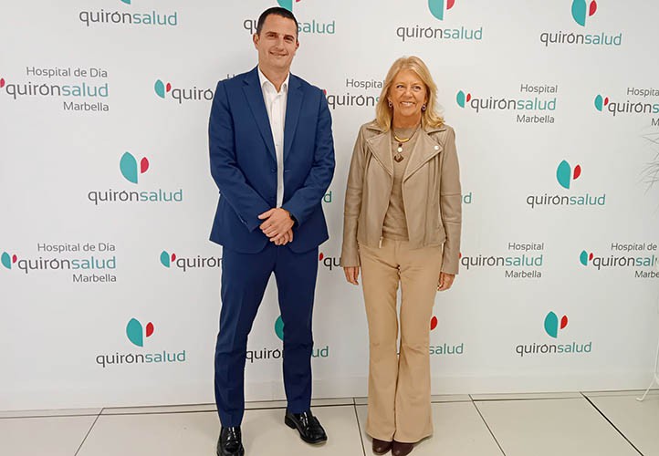El nuevo gerente de Quirónsalud Marbella se reúne con la alcaldesa
