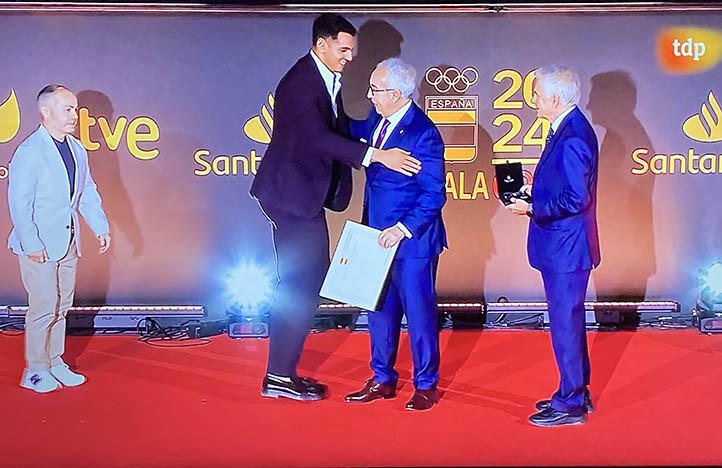 El COE rinde homenaje al marbellí Ayoub Ghadfa por su medalla en París