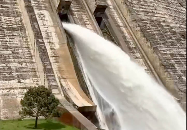 El pantano de la Concepción tiene que desembalsar agua por seguridad