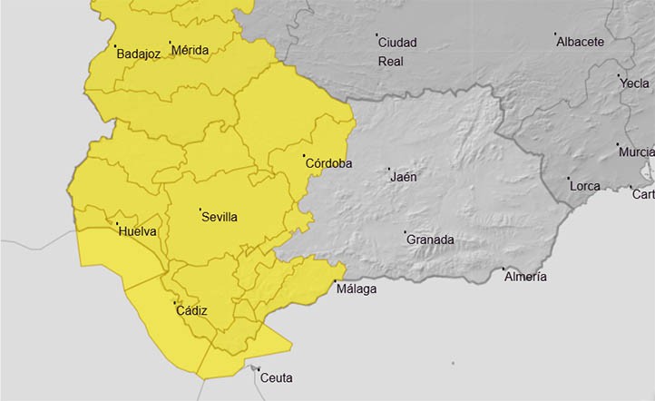 Vuelve la lluvia a Marbella con la borrasca 'Martinho' y aviso amarillo