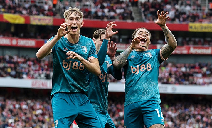 Dean Huijsen marca en la victoria del Bournemouth sobre el Arsenal