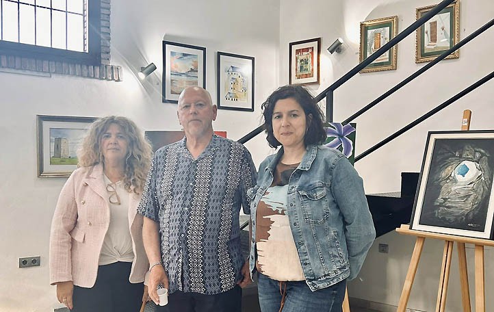 El pintor marbellí Esteban Gómez expone sus obras en Monda