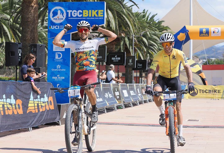 Maté, un triunfo de etapa y segundo en la general de la Transgrancanaria
