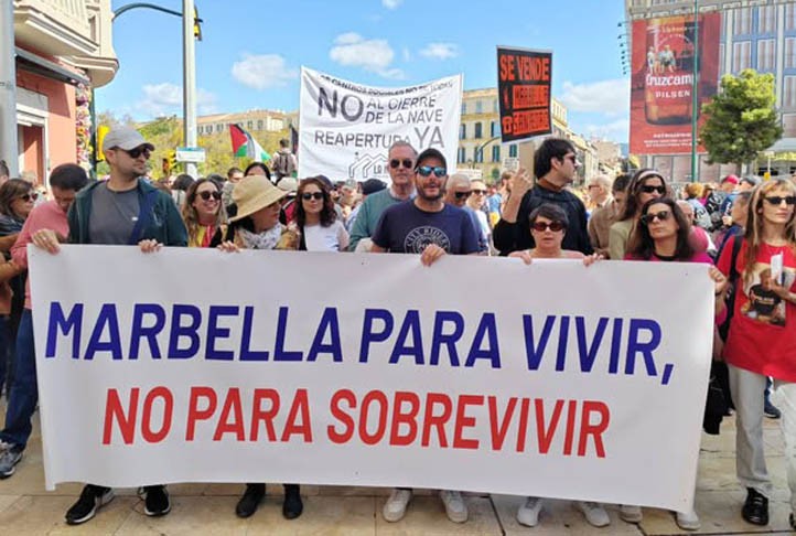 Convocan una manifestación en Marbella por el derecho a la vivienda