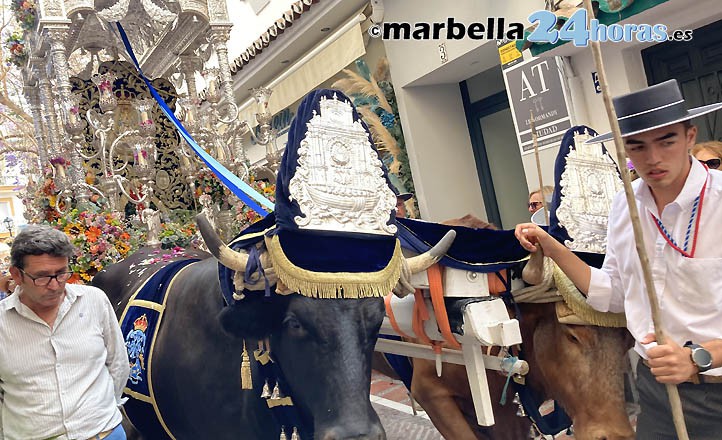Comienza el camino de la Hermandad del Rocío de Marbella hacia Almonte