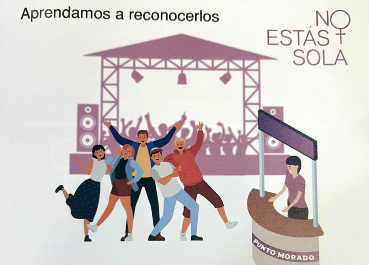 La Feria de Marbella repite un Punto Morado contra la violencia machista