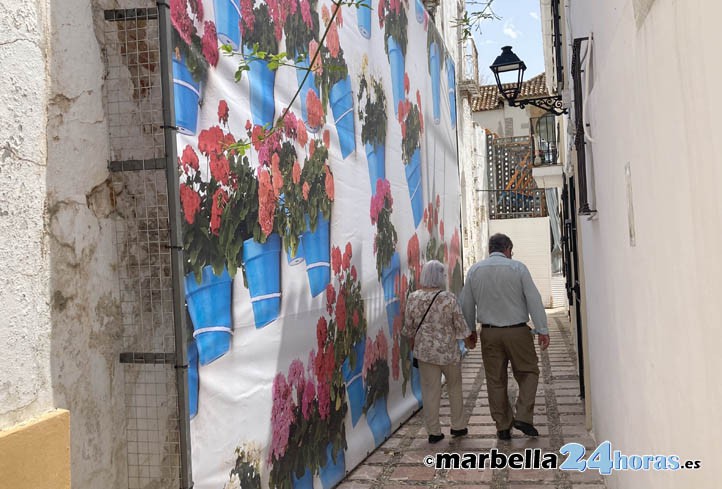 Cambian el apuntalamiento del Convento de la Trinidad tras las quejas vecinales