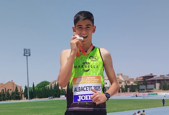 Ángel Núñez del CD Infinity Marbella, subcampeón de España sub-14