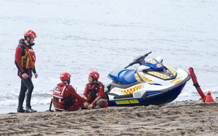 Siete rescates acuáticos leves en las playas de Marbella en junio