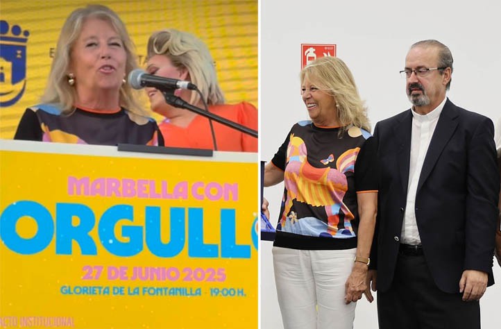 La alcaldesa de Marbella, que votó contra el matrimonio gay, celebra el Orgullo