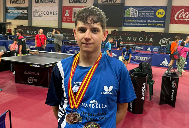 Cristian Sánchez se proclama subcampeón de España cadete