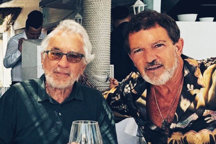 Antonio Banderas y Robert de Niro disfrutan juntos de Marbella