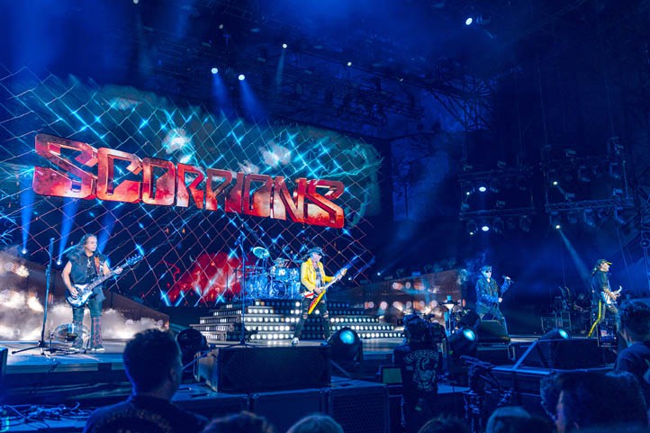 El rock duro de los míticos Scorpions resuena en la cantera de Marbella