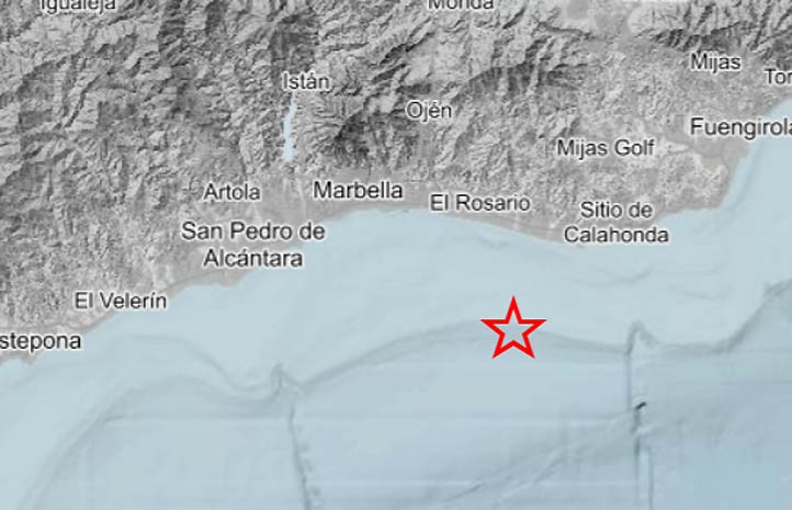 Registrado un pequeño terremoto en Marbella que no se ha percibido