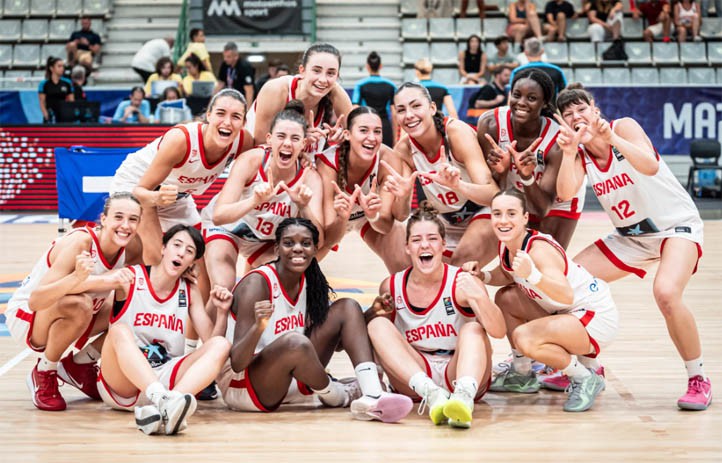 La España sub 20 de Carla Viegas avanza a semifinales del Eurobasket