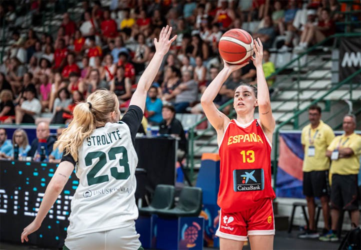 La sampedreña Carla Viegas gana con España el Eurobasket sub 20