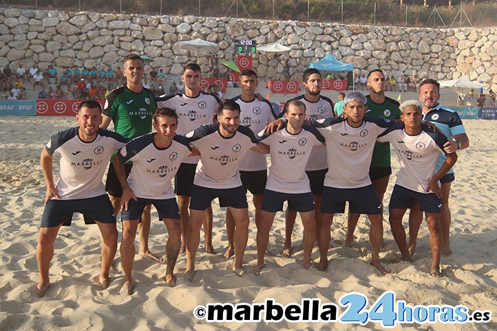 El CDFP Marbella busca dar el primer paso hacia el título ante el Huelva Fútbol Playa