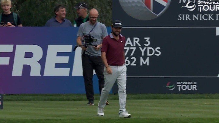 Ángel Hidalgo protagoniza el golpe del año en el British Masters