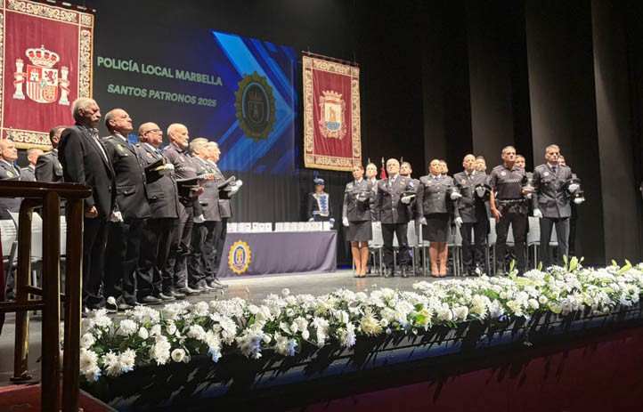 La Policía Local de Marbella celebra la festividad de sus patrones 