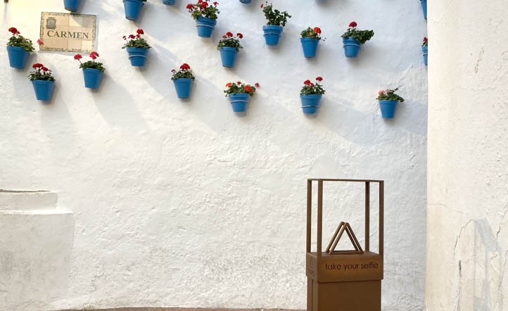 Instalan siete soportes para hacerse una autofoto en Marbella