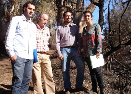 IU pide en la Diputación una Red de Alerta Temprana que evite incendios