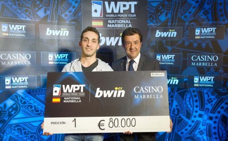 Fran Pérez gana el World Poker Tour Marbella y se lleva 80.000 euros