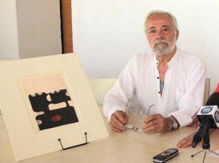 Pepe Morales exhibe el grabado de junio en 