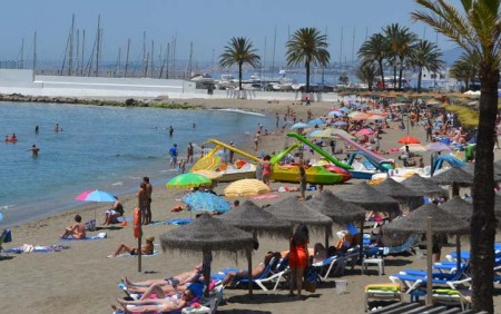El verano comienza en Marbella con temperaturas entre 17 y 21 grados