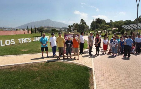 Aspandem se hace cargo del mantenimiento de los Tres Jardines que corresponde al Ayuntamiento